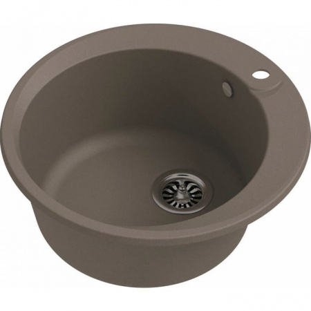 Мойка кухонная Ewigstein Rund R- 45 темно-бежевый фото