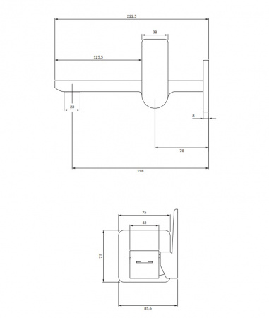 Cмеситель для раковины Omnires Parma PM7415NCR фото