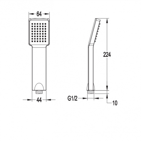 Душевая лейка Omnires Angel ANGEL-RCR фото
