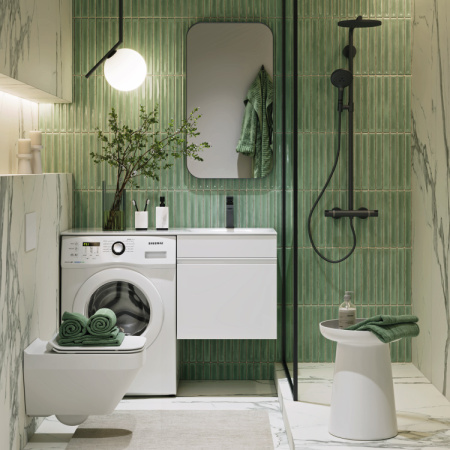 Тумба под стиральную машину Aqwella Duet 115 DU01051 фото