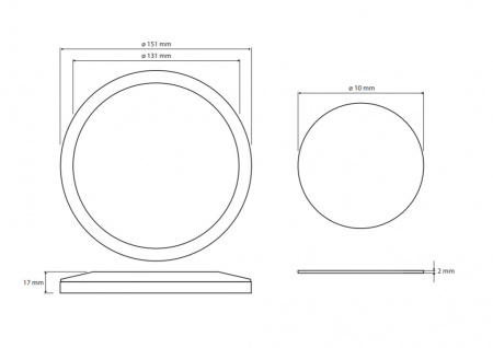 Зеркало косметическое для ванной Bemeta 112101150 фото