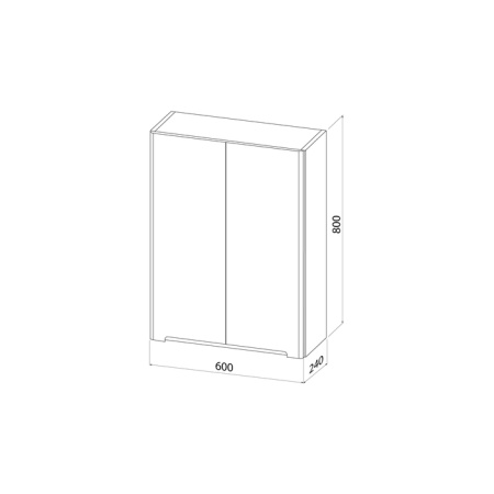 Подвесной шкаф в ванну Iddis Edifice EDI60W0i97 фото