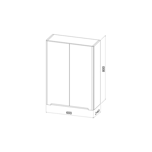 Подвесной шкаф в ванну Iddis Edifice EDI60W0i97 фото