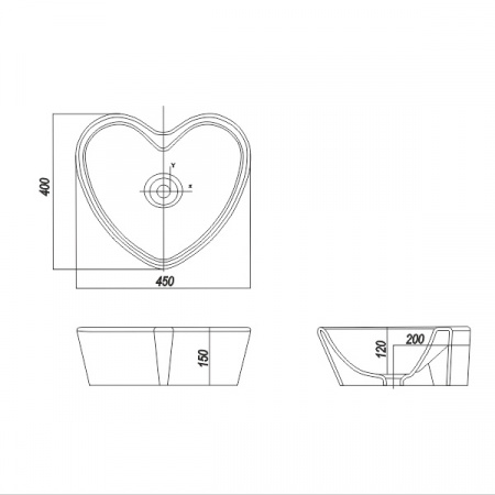 Накладная раковина Sanita luxe Love is Red LOVSLWB03 фото