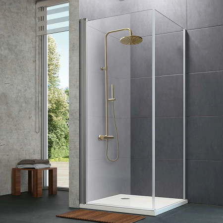 Душевая система Paini Cox 78PJ689TH Матовое золото фото