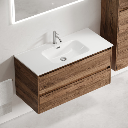 Тумба под раковину Sancos Libra LB100ECH дуб чарльстон фото