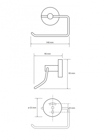 Держатель для туалетной бумаги Bemeta White 104112044 фото