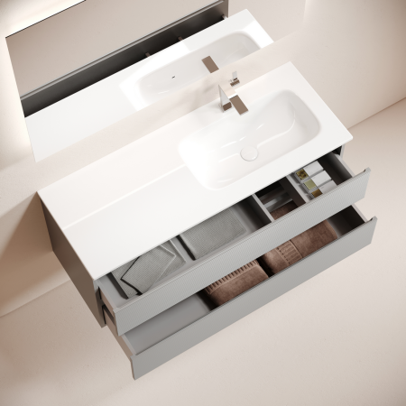 Тумба под раковину Sancos Folk FL120RES Ergraut soft фото