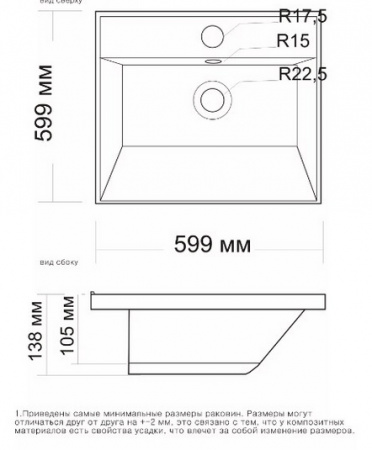 Раковина под стиральную машину Andrea Corolina 4680028070405 60х60 фото