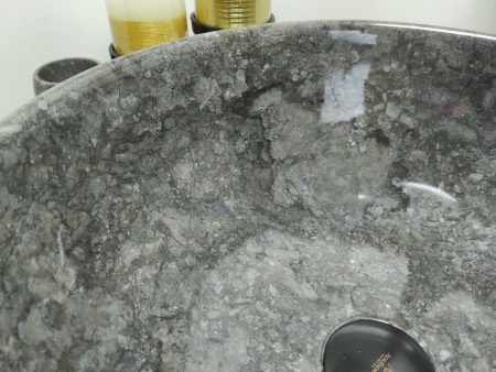 Раковина из мрамора Indo Bowl Black Small BM-00350 фото