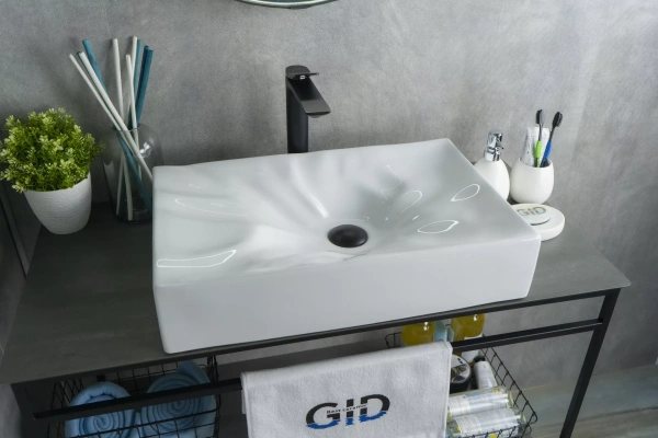 Накладная раковина GID N9461 57x36 фото