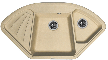 Кухонная мойка КАПРИ Florentina 20.185.J1060 бежевый фото