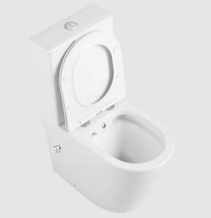 Унитаз напольный с функцией биде CeramaLux N 2179-BD с сиденьем фото