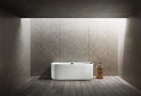 Ванна из искусственого камня Abber Leipzig AM9916 170x80 белая матовая фото