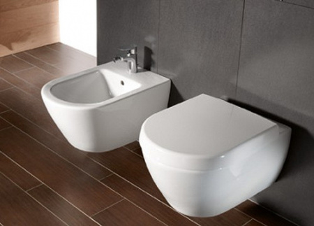 Биде подвесное Villeroy & Boch Subway 2.0 plus 540000R1 фото