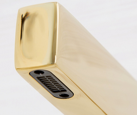 Высокий смеситель для раковины WasserKRAFT Sauer 7103H глянцевое золото фото