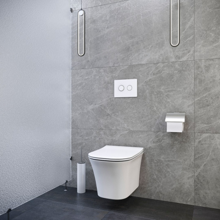 Унитаз подвесной безободковый Cerutti SPA Arno Aria CT7839 с сиденьем фото