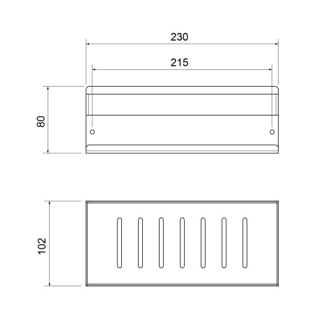 Полка металлическая Timo Luiro 18579/03 Черный фото