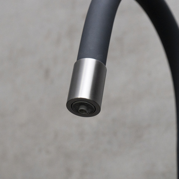 Смеситель для кухни с подключением к фильтру Lemark Expert LM5083GMN-Black фото