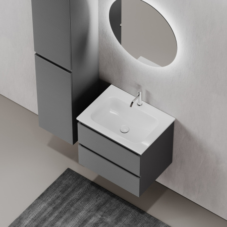 Тумба под раковину Sancos Folk FL60GS Grey soft фото