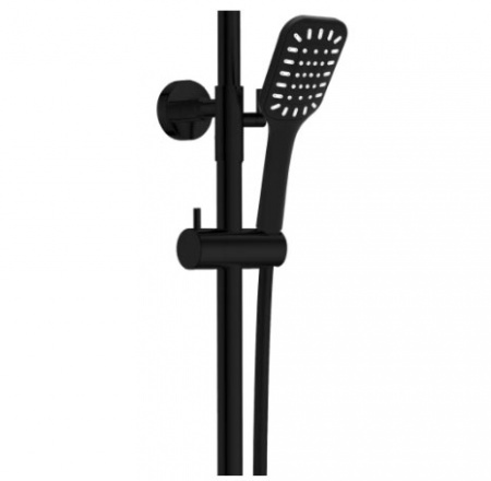 Душевая система (стойка) Kaiser Cezar 05182-2 черная матовая фото