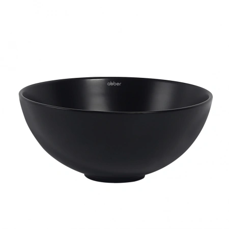 Накладная раковина Abber Bequem AC2106MB 32x32 черная матовая фото