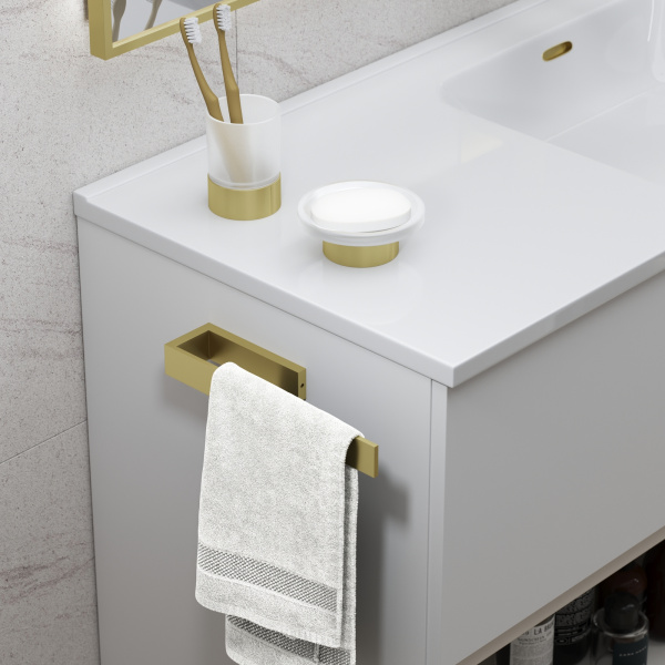 Полотенцедержатель Timo Petruma 15250/17 Золото матовое фото