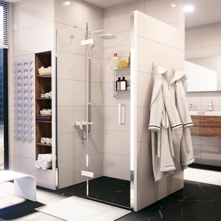 Душевая дверь WasserKRAFT Aller White 10H05L WHITE 120 см фото