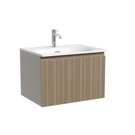 Тумба под раковину Sancos Code CD60GB серо-бежевая фото