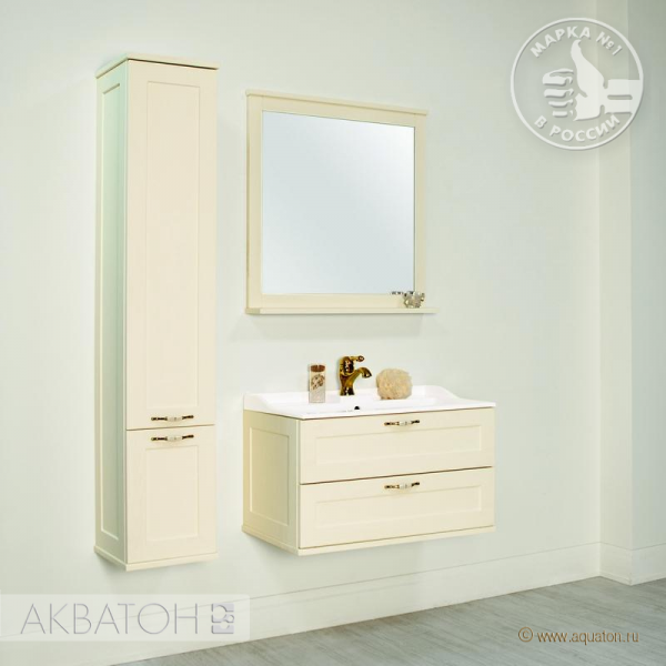 Тумба под раковину Акватон Леон 80 1A186301LBPR0 фото