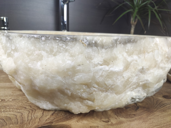 Накладная раковина из оникса Indo Erozy Бавиан Grey EO-00055 фото