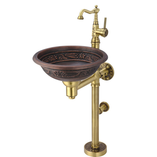 Раковина медная напольная Bronze de Luxe 10108BR фото