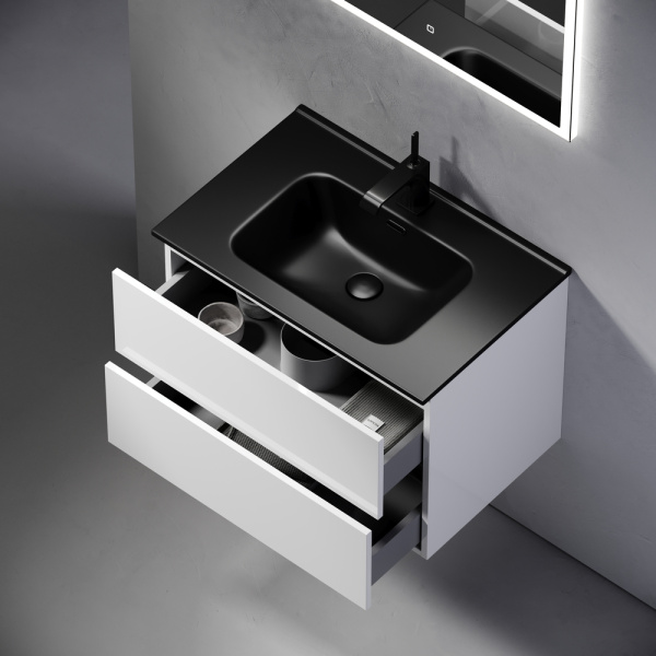 Тумба под раковину Sancos Urban UR70W белый глянец фото