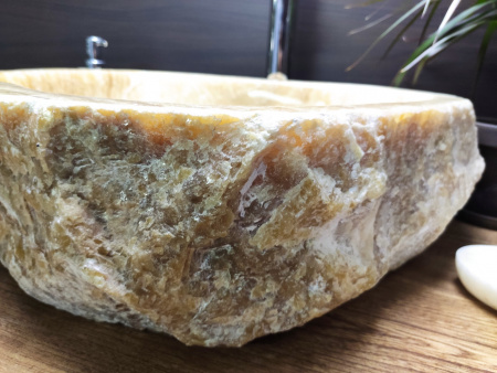 Накладная раковина из оникса Indo Erozy Sunset EO-00066 фото