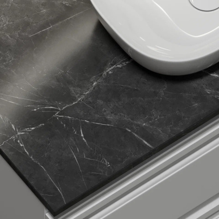 Столешница с отверстием под смеситель Sancos TT100A1X 100 см, black sky фото