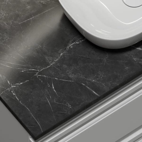 Столешница с отверстием под смеситель Sancos TT100A1X 100 см, black sky фото