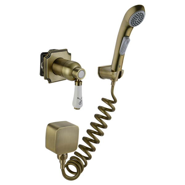 Гигиенический душ со смесителем Elghansa Terrakotta 34C0786-Bronze (Set-41) фото