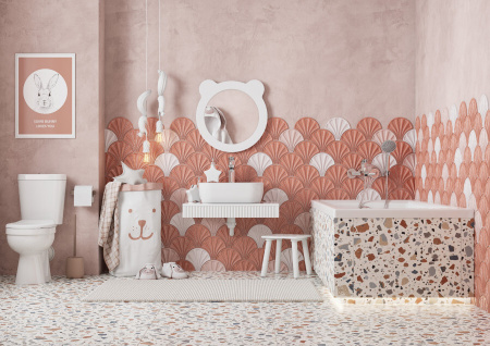 Детское зеркало Акватон Каспер 1A283302CRE20 мишка фото