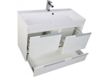 Тумба с раковиной Aquanet Тиволи 100 00213006 фото