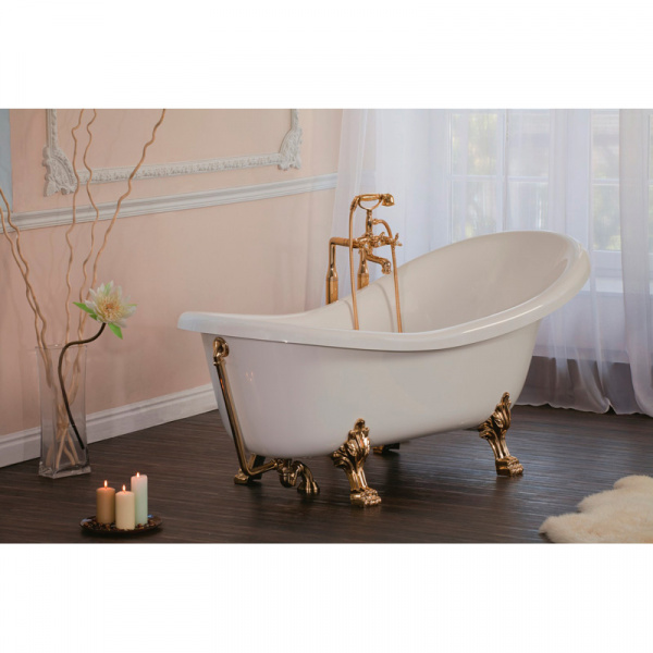 Ванна из литьевого мрамора Romance Collection Opera 1750800790W 175х80 на ножках фото