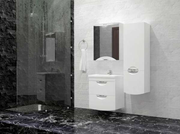 Тумба с раковиной Style Line Жасмин-2 50 Люкс, Plus ЛС-000010039 фото