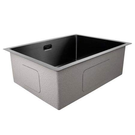 Кухонная мойка из нержавеющей стали Kaiser KSM-5845 58x44 Gun metal фото