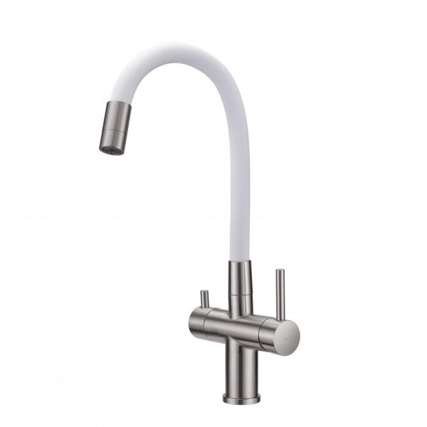Смеситель для кухни под фильтр Milacio Ultra Naron MCU.560.SSW нержавеющая сталь фото