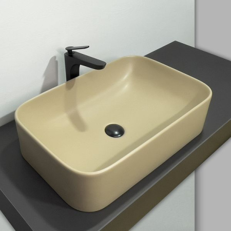 Накладная раковина Comforty 78575MC-60 00-00012534 61x38 капучино матовый фото