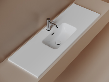 Раковина Ceramica Nova Compact CN7028 121x39 фото