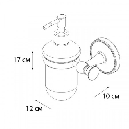 Дозатор для жидкого мыла Fixsen Adele FX-55012 фото