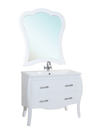 Тумба под раковину Bellezza Грация-90 белая фото