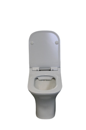 Унитаз напольный Cerutti SPA Vittore CT9240 с сиденьем, белый матовый фото