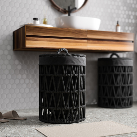 Корзина для белья WasserKRAFT Mosel WB-460-S фото