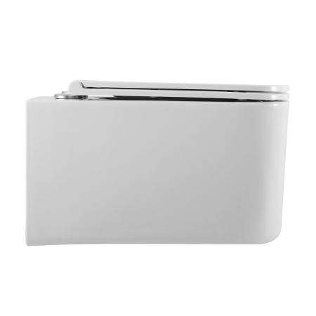 Унитаз подвесной безободковый Art&Max Latina AM215CHR/SC с сиденьем фото